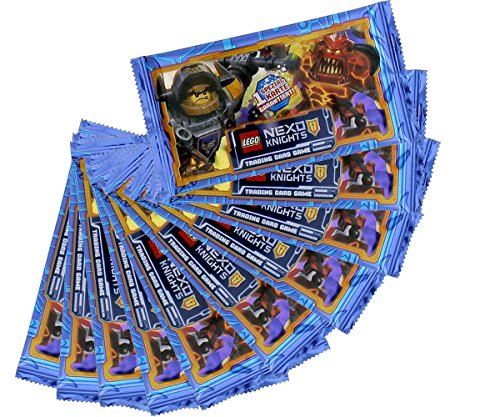 Nexo Knights Sammelkarten Lego Trading Cards - 10 Booster - 50 Karten Cover