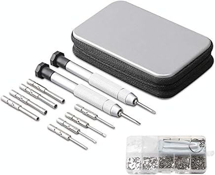Precision Screwdriver Set, Eyeglass repair kit with 10-style screwdrivers/nose pads/4 in 1 portable screwdrivers/ear hook/tweezer for eyeglasses sunglass watch calculator with 70-style screws