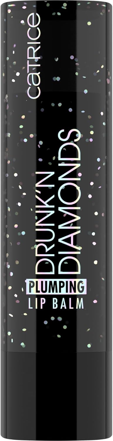 Catrice Drunk’n Diamonds Plumping Lip Balm, No. 050, Red, Moisturizing, Nanoparticles, Glossy, Vegan, Paraben-Free, Microplastic Particles, Nanoparticles Free, 1 Piece