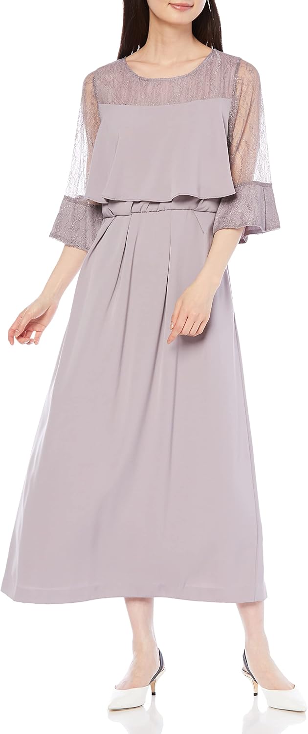 Amazon | [リュクスブリエ] カジュアルパーティードレス 81310