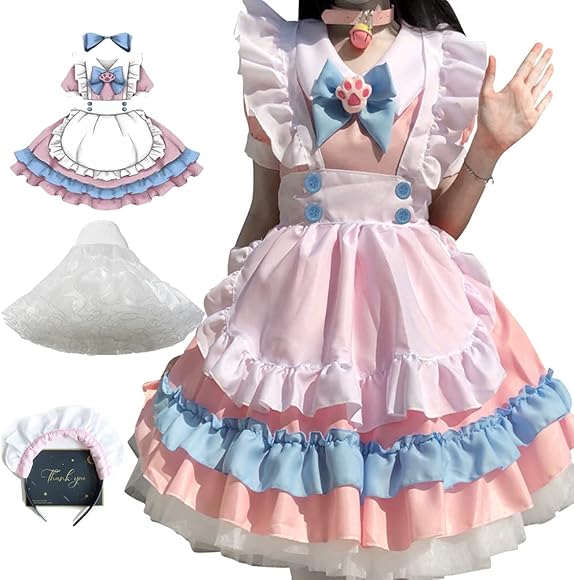メイド服 コスプレ Amazon | ZXR-cosコスプレ衣装会長はメイド様！ウェイトレス