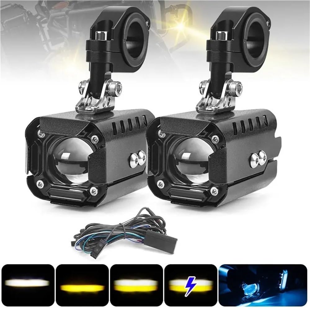 Phares avant moto Lumières LED Motos 80W Pour Pour Tout-terrain Pour ATV
