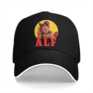 Unisex Al Aire Libre Transpirable Color Puro Sombreros de Papá Rosa Sombrero de Hombre Visera de Sol Gorras de Béisbol Alf La Serie Animada Gorra de Pico Regalos para él Ella
