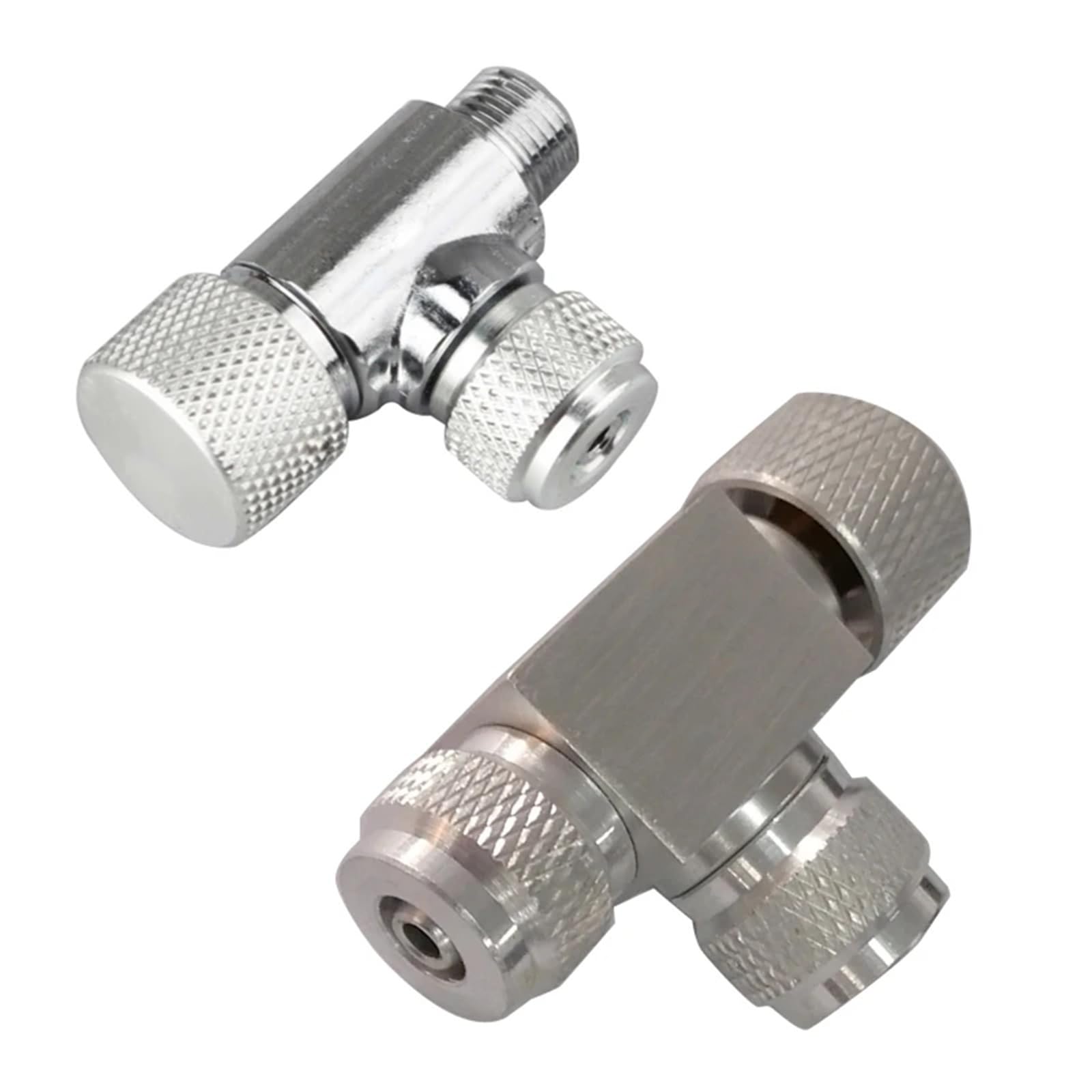 Regulador de CO2 cabezal simple o doble for acuarios, válvula aguja precisa, contador burbujas for accesorios peceras C42(Single head)
