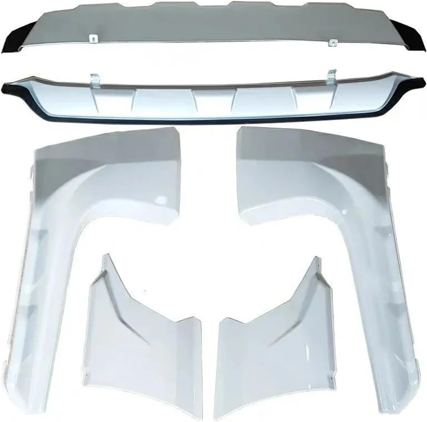 Front Bumper, Front Spoiler Front and Rear Bumper Front Lip Crash Strips Compatible for Honda CRV 2020-2021(Carbon Fiber Look)