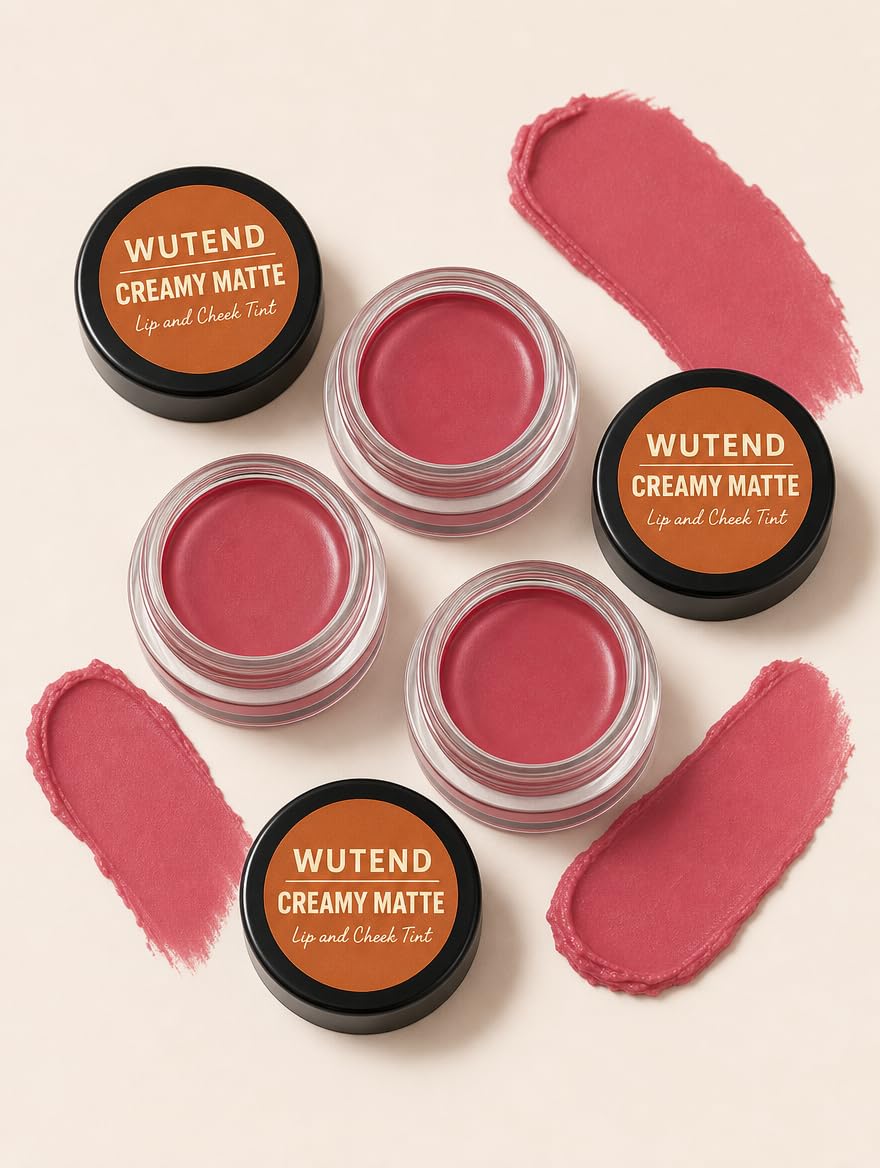 Creamy Matte Pink Lip and Cheek Tint 3 | Long Wear, Waterproof Formula, Lightweight, Non-Sticky-image-15