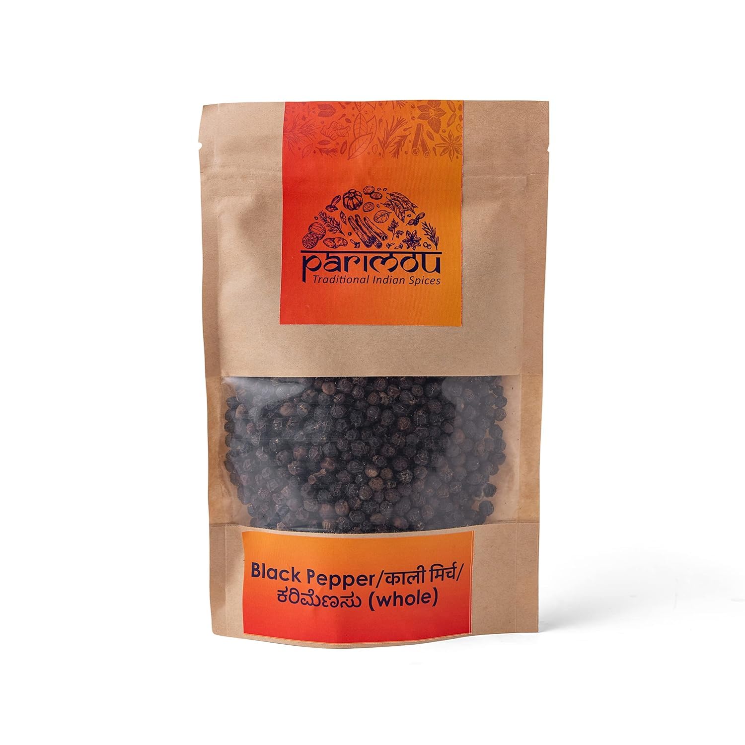 Parimou Whole Black Pepper | Kali Mirch | Peppercorn | Indian Spices (50g) (B0CGVDLW8H) Amazon Price History, Amazon Price Tracker