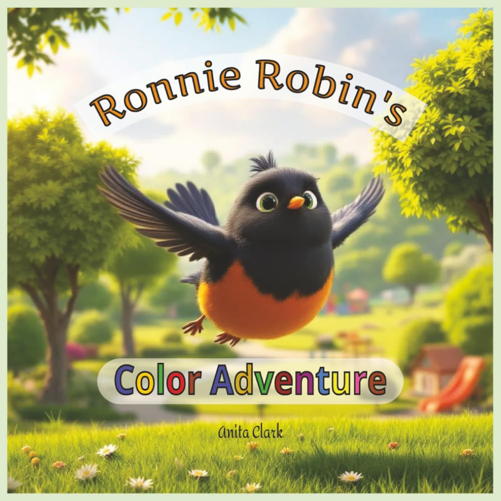 Ronnie Robin's Color Adventure: children's education book, toddler to preschool, learn colors.
