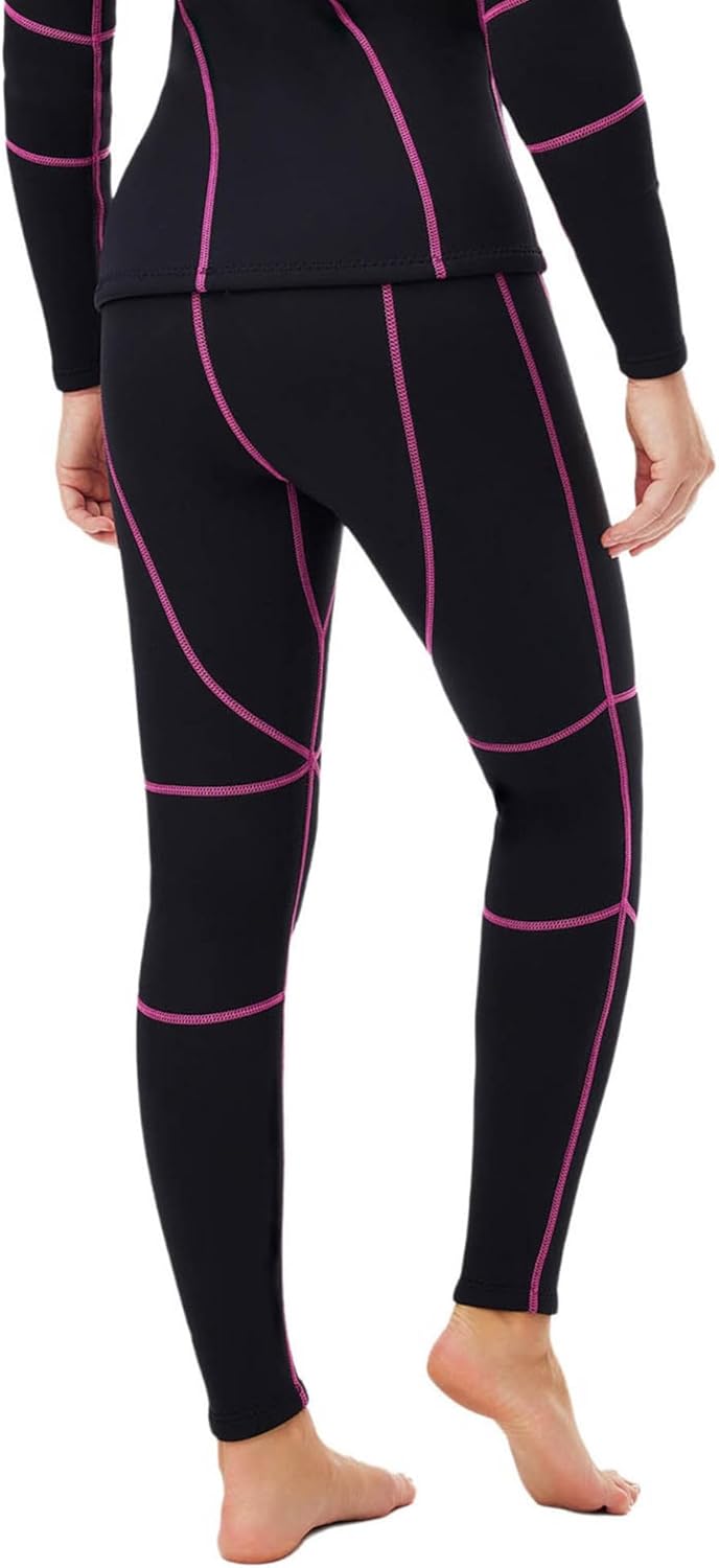 Hedmy High Waist Women's Swim Pants 3MM Neoprene Diving Clothing Keep Warm Wetsuit Pants Water Sports