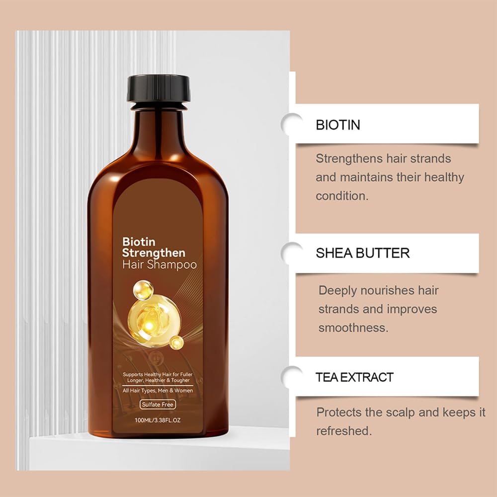 Shampoo volumizzante resiliente for capelli, detergente idratante leggero for capelli lisci come la seta, più pieni e gestibili(2PCS)