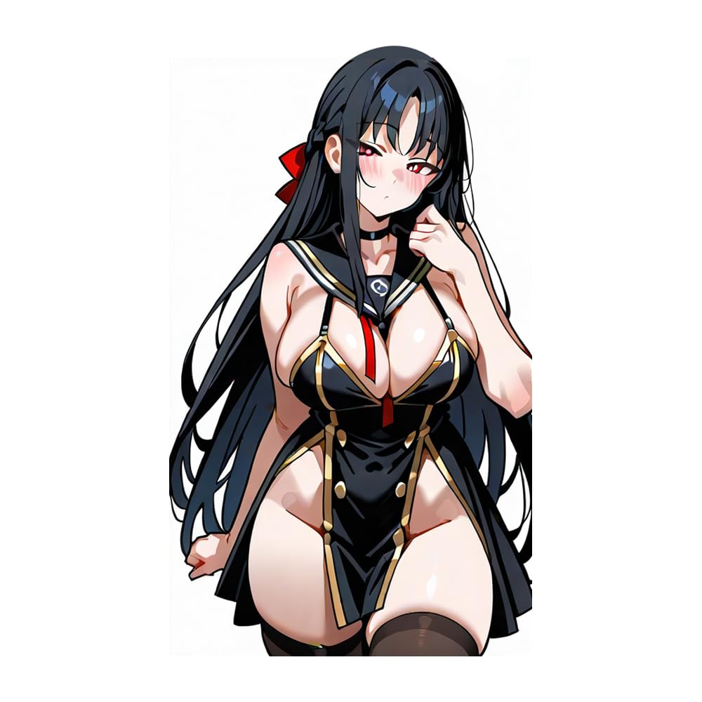 EARLFAMILY 5.1'' for Cute Girl Car Stickers Cartoon Fashionable Decals Scratch-Proof Car Styling Caravan