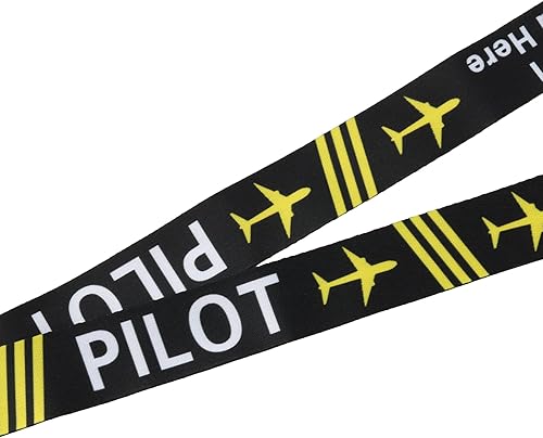 Miniatura 3 de MYOSPARK Llavero Pilot Lanyards con hebilla de seguridad desmontable con llavero seguro para mosca I Need You Here