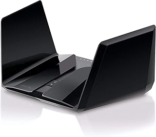 NETGEAR Nighthawk Wifi 6 Router (RAX200) | AX11000 Tri-Band Wireless Speed (Up to 10.8 Gbps) | PS5 Gaming Router Compatible