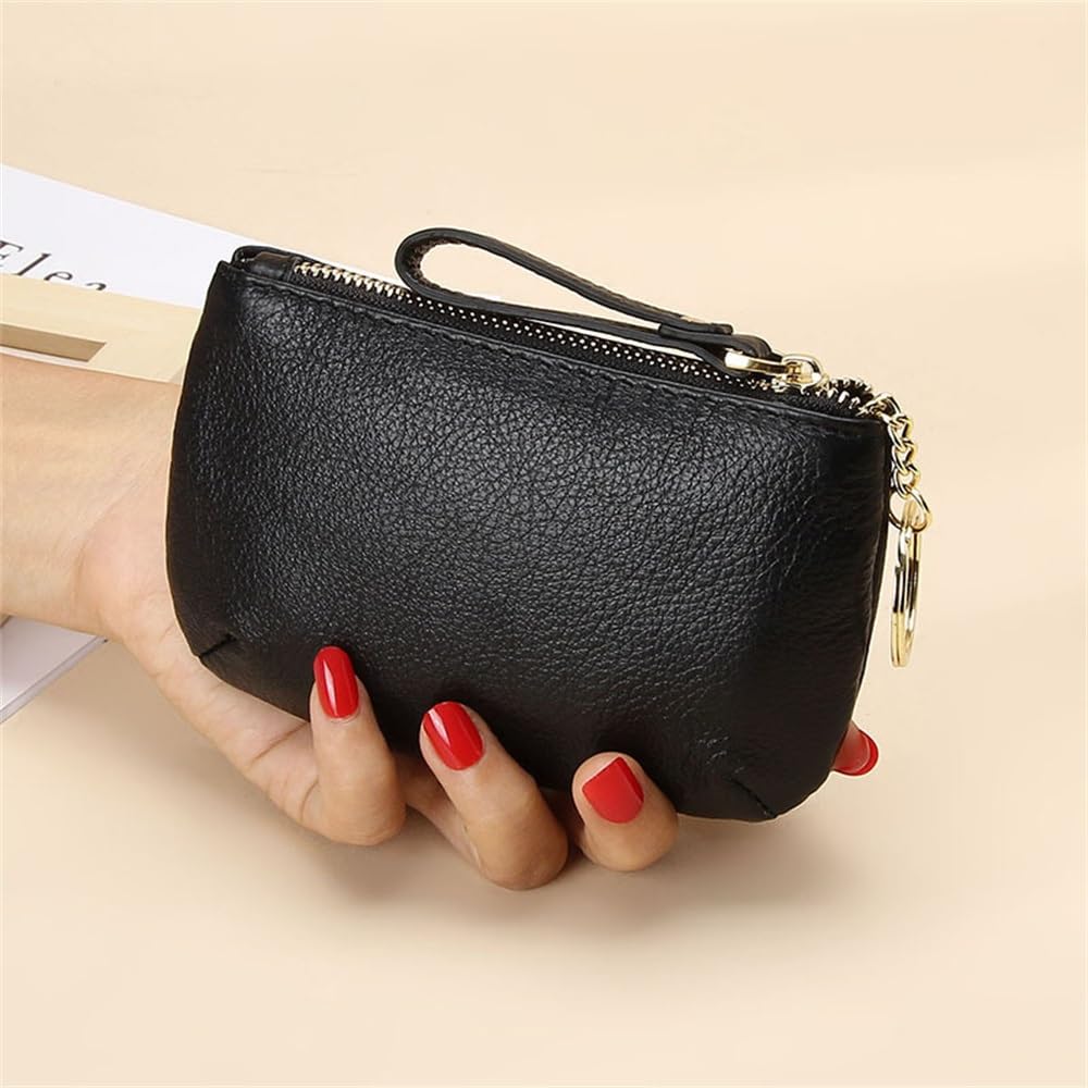 Mini portefeuille pour femme porte-clés noir pour ne plus perdre ses clés ni sa monnaie