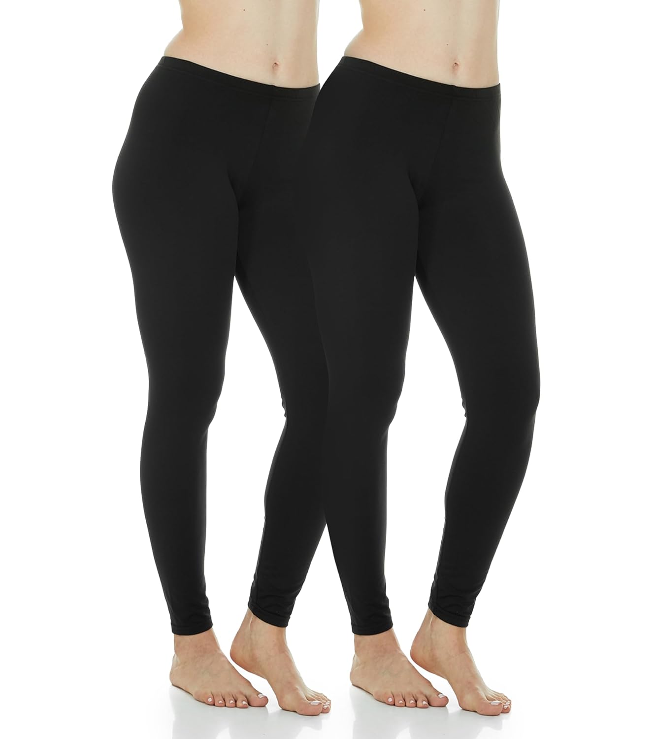 Thermajane Long Johns for Women - Thermal Leggings for Women Fleece Lined Thermal Underwear Bottoms