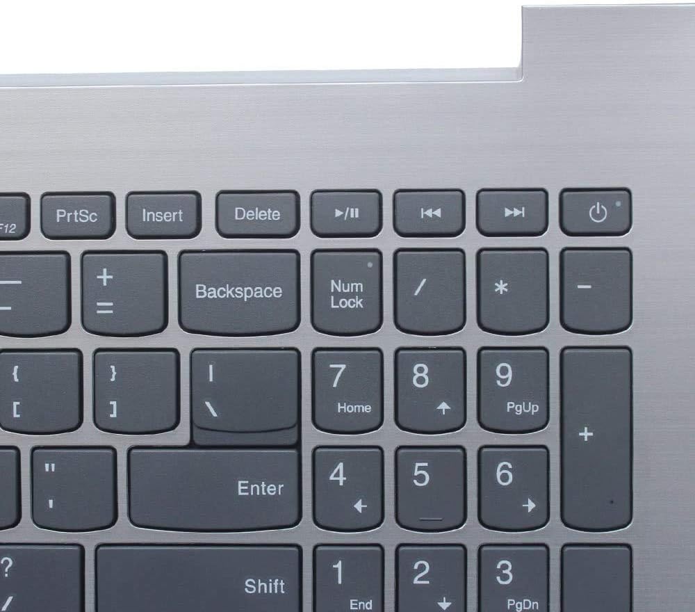 Laptop Replacement Keyboard Fit Lenovo IdeaPad 330-15 330-15AST 330-15IGM 330-15IKB 330-15ICH 330-15ARR US Layout C Shell 15" (Sliver)
