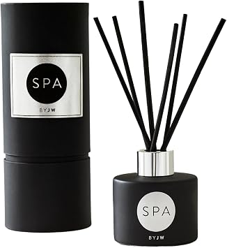 JW Marriott SPA by JW Reed Diffuser - Luxury Hotel Fragrance Collection - Grapefruit, Cucumber, Flower Petals, Musk - Pack of 6 Diffuser Sticks - Vase not Included - 7 inches