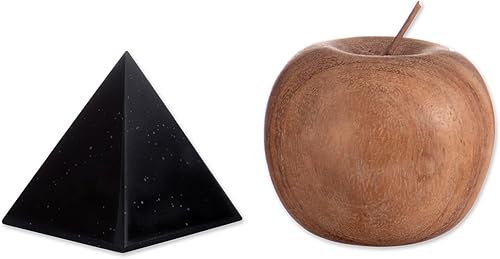 Miniatura 4 de NOVICA Pirámide de canalización de energía de piedra preciosa natural de ónix negro, 'Noche negra de la paz'