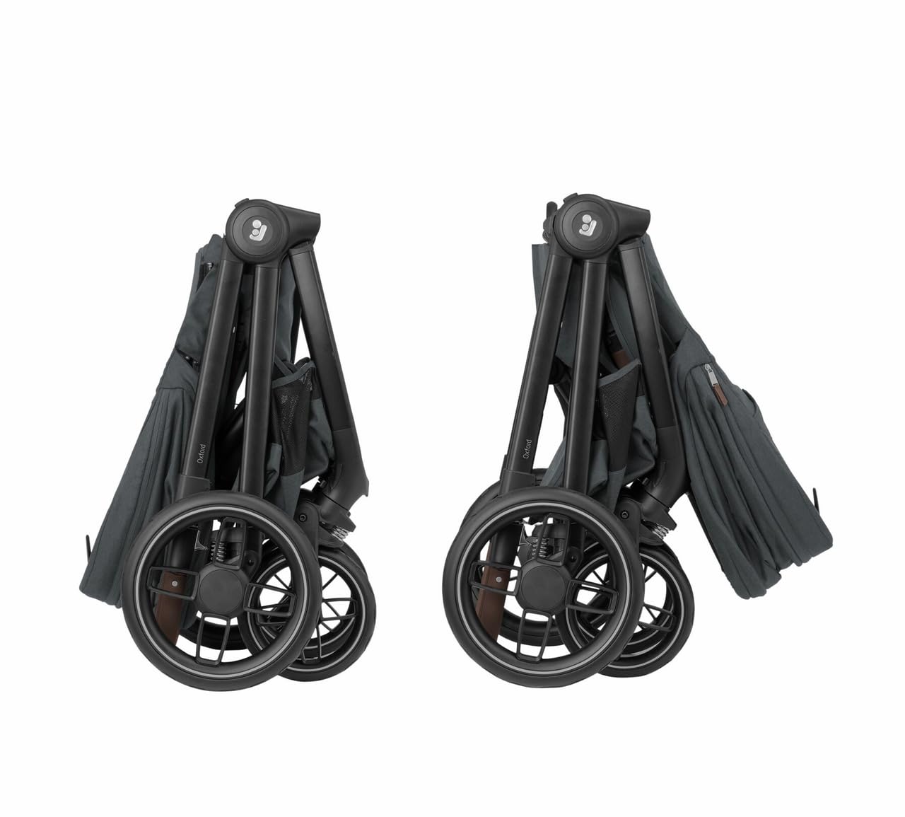 Maxi-Cosi Oxford Plus - Passeggino 2 in 1, con Navicella, 0-4 anni(0-22 kg), compatto pieghevole, Sospensioni ammortizzanti, 3 posizioni, 10 kg Ampio cestello, Seduta spaziosa, Twillic Graphite