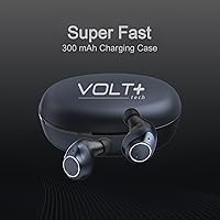 Vista 5 de Auriculares inalámbricos Bluetooth V5.2 compatibles con Xiaomi Redmi Note 11 Pro 5G con estuche de carga para auriculares intrauditivos (V5.2 negro)