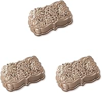 Vista 8 de Nordic Ware Wildflower Heart Bundt, 6 tazas, caramelo