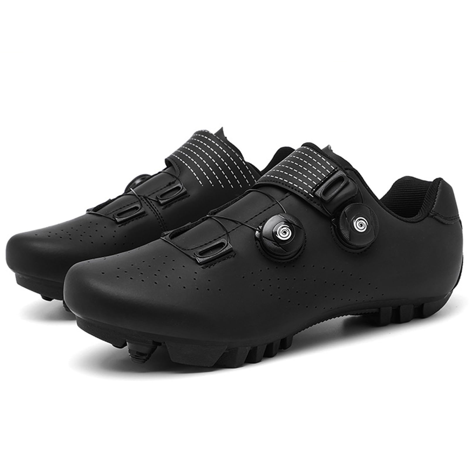 Mountainbike Schuhe Unisex kompatibel mit SPD 2 Schrauben mit Cleats, Fahrradschuhe MTB Schuhe Atmungsaktive Outdoor-Radschuhe