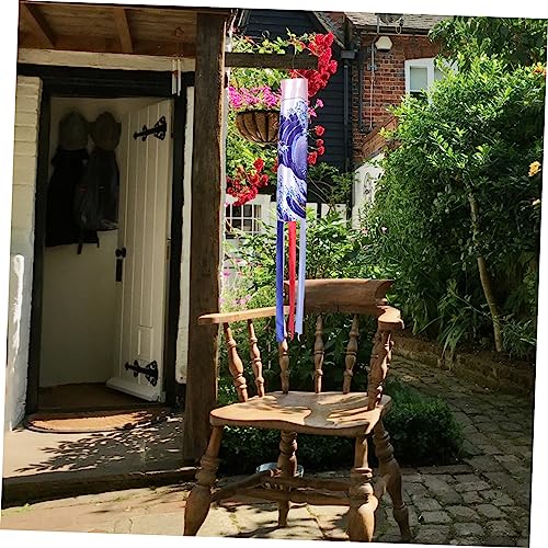 Yardenfun Hanging Carp Design Windsock Flag Decorative Windsock Decor Garden Decor Accessory Festival Party Adornment - Thumbnail 7