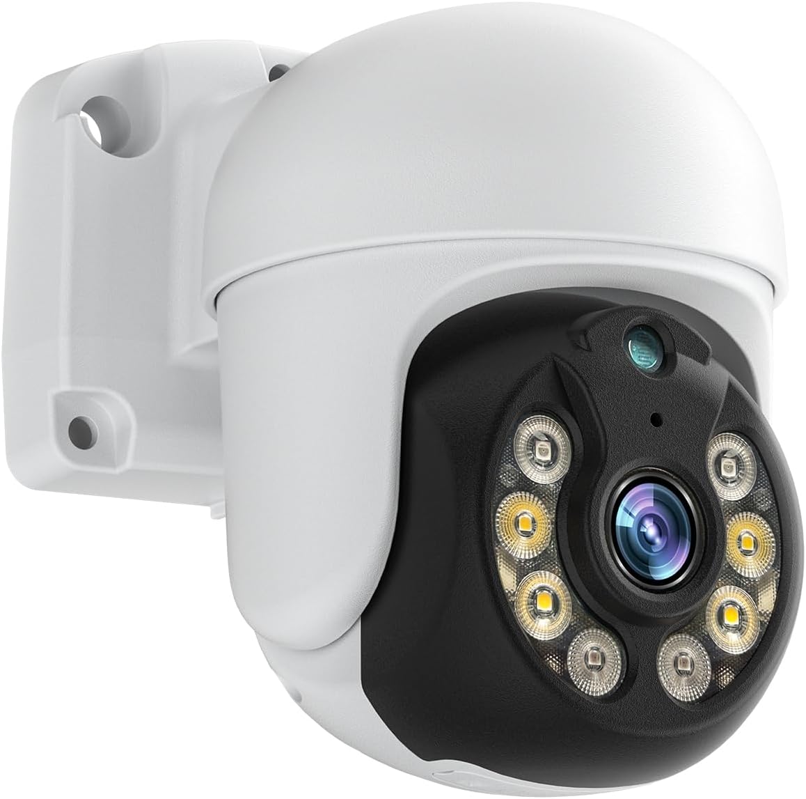 4K 360°全方位追尾】 YESKAMOO 防犯カメラ 屋外 800万画素 PTZ首振り