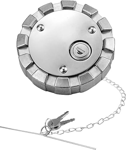 Miniatura 1 de Tapón de combustible diésel con bloqueo de 3 12 pulgadas, rosca de curso de 5.5 TPI para tanque de combustible Kenworth Freightliner Peterbilt