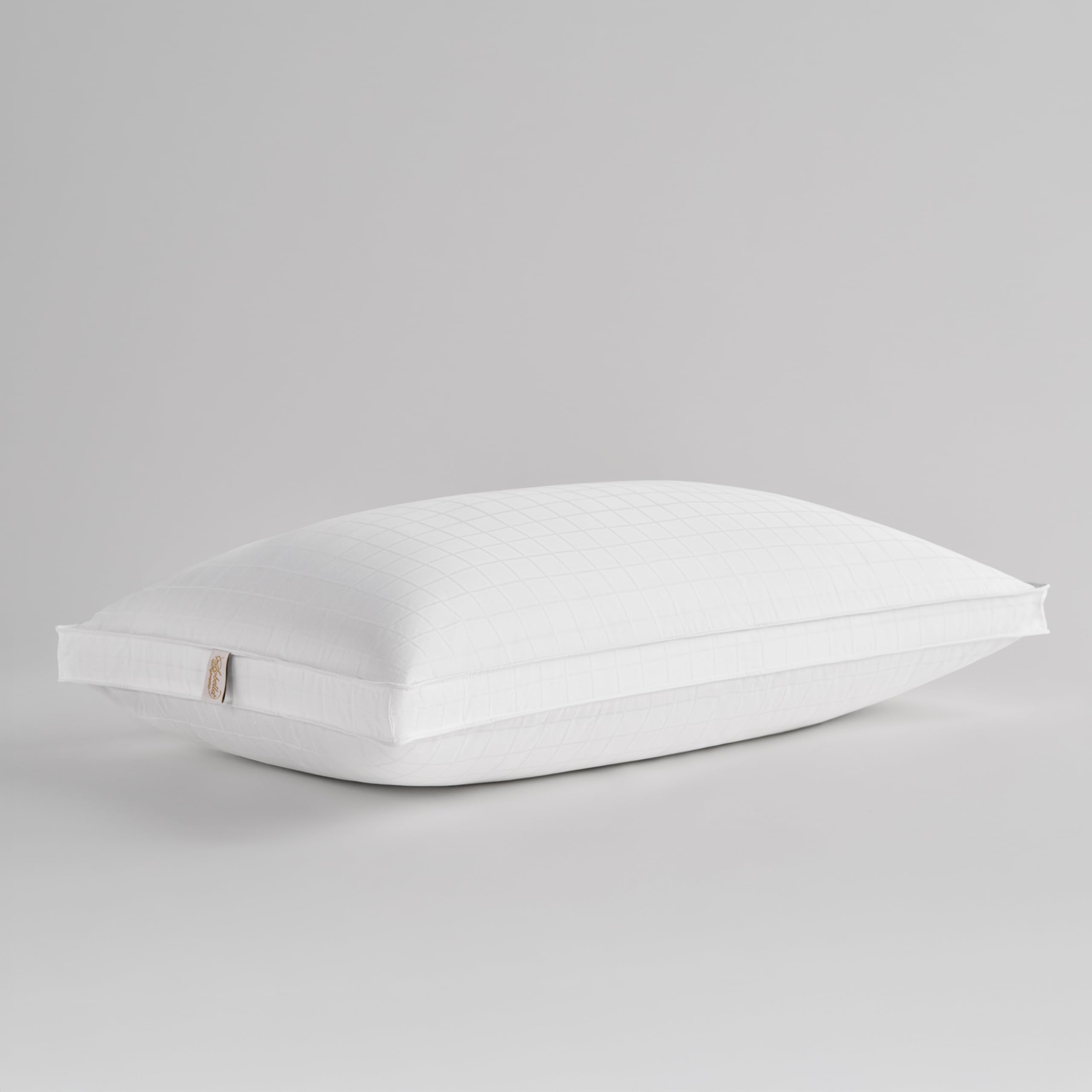 Sobel Westex: Sobella Supremo Side & Stomach Sleeper Pillow | Luxury Hotel and Resort Quality Pillow, 300 Thread Count 100% Cotton | Machine Washable, Gel Fiber Fill, Downlike, Plush (Queen Size)