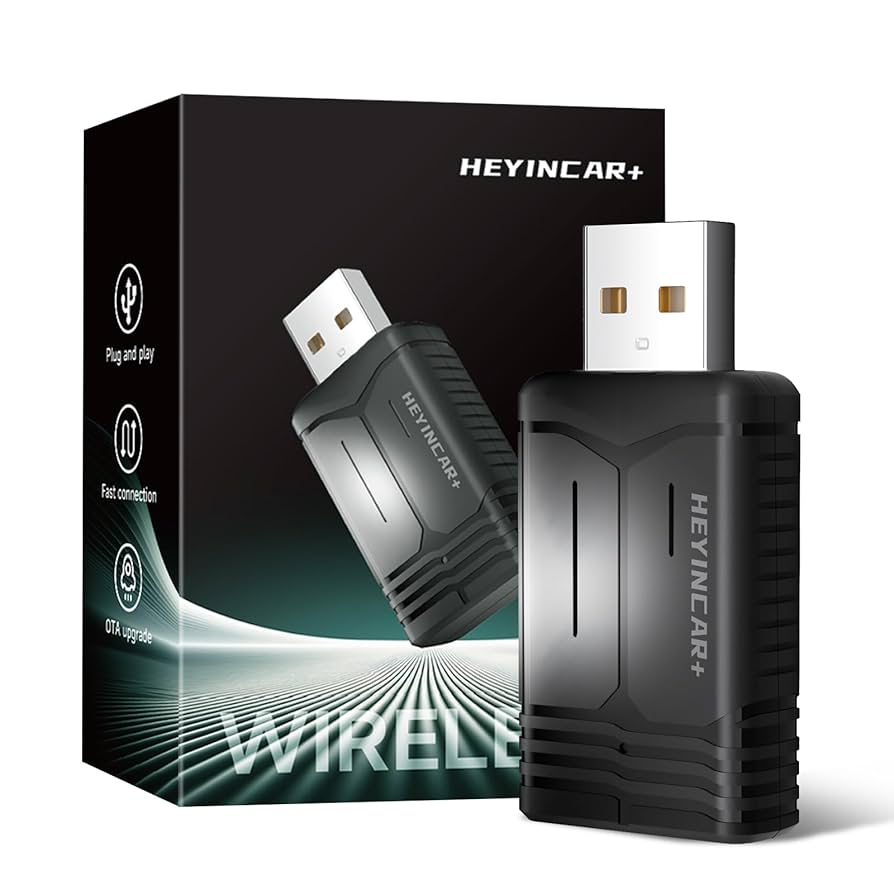 HEYINCAR+ CarPlayAIBOX アンドロイドオート　ワイヤレス Amazon.co.jp: 【コンパクトな設計 ワイヤレスアダプター最新