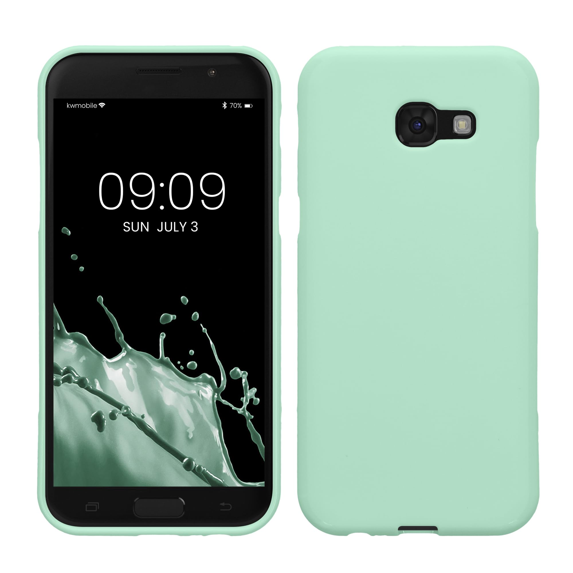 kwmobile Handyhlle fr Samsung Galaxy A5 Hlle - TPU Case - Kabelloses  Laden - Schutzhlle Cover in Mintgrn matt: Amazon.de: Elektronik & Foto