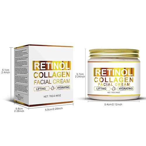 Miniatura 7 de Crema de colágeno con retinol, levanta y reafirma la piel, líneas finas que se desvanecen, crema hidratante antiarrugas para hombres y mujeres,