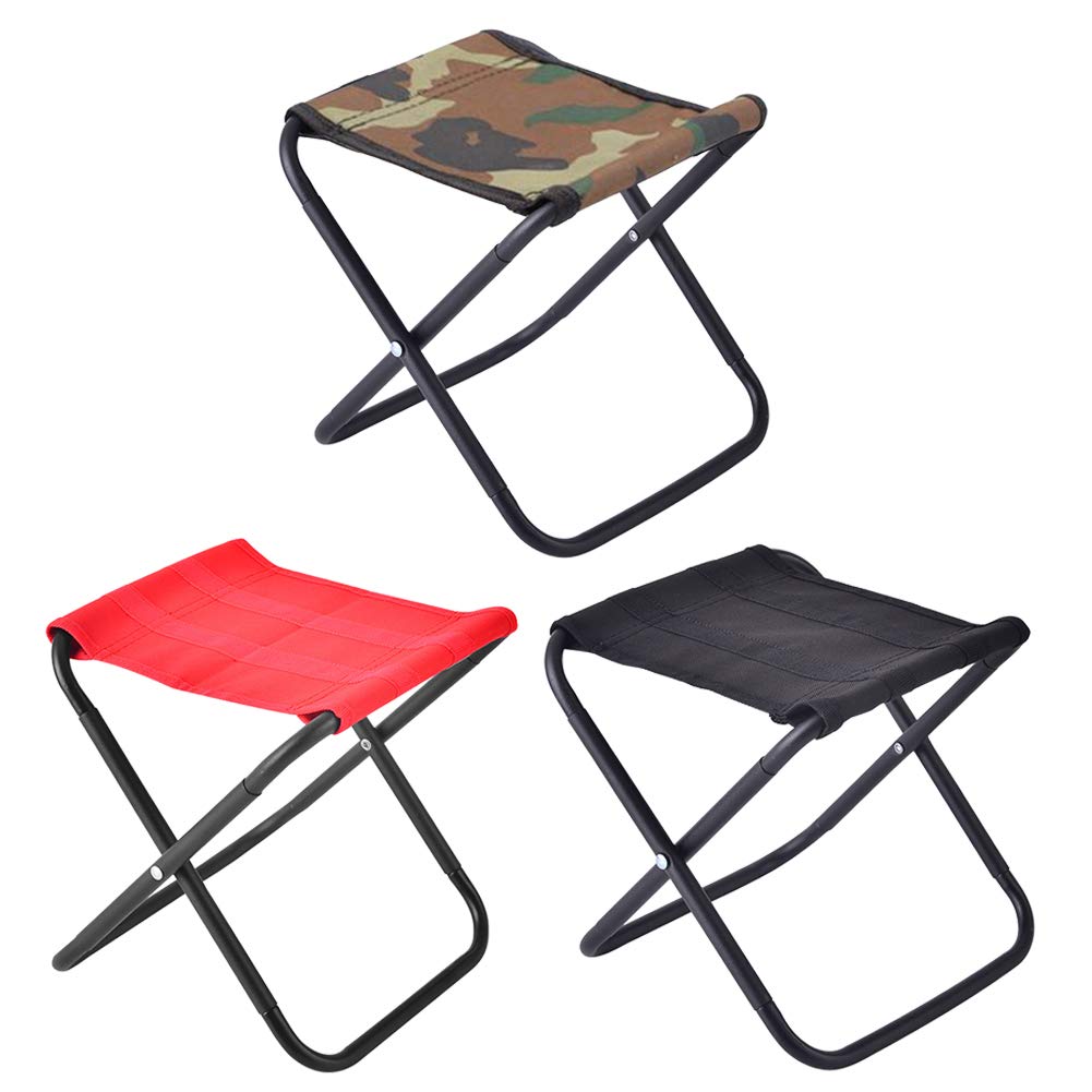 Seat Ogrodowy Krzesło Płótno Składane Kemping Stołek, Składany Kemping Stołek, Przenośne Krzesło Siedzenie z Carry Stołek Lekki Grill Składany stołek Zewnętrzny Camp Turystyka Piknik Siedzenia Krzesło