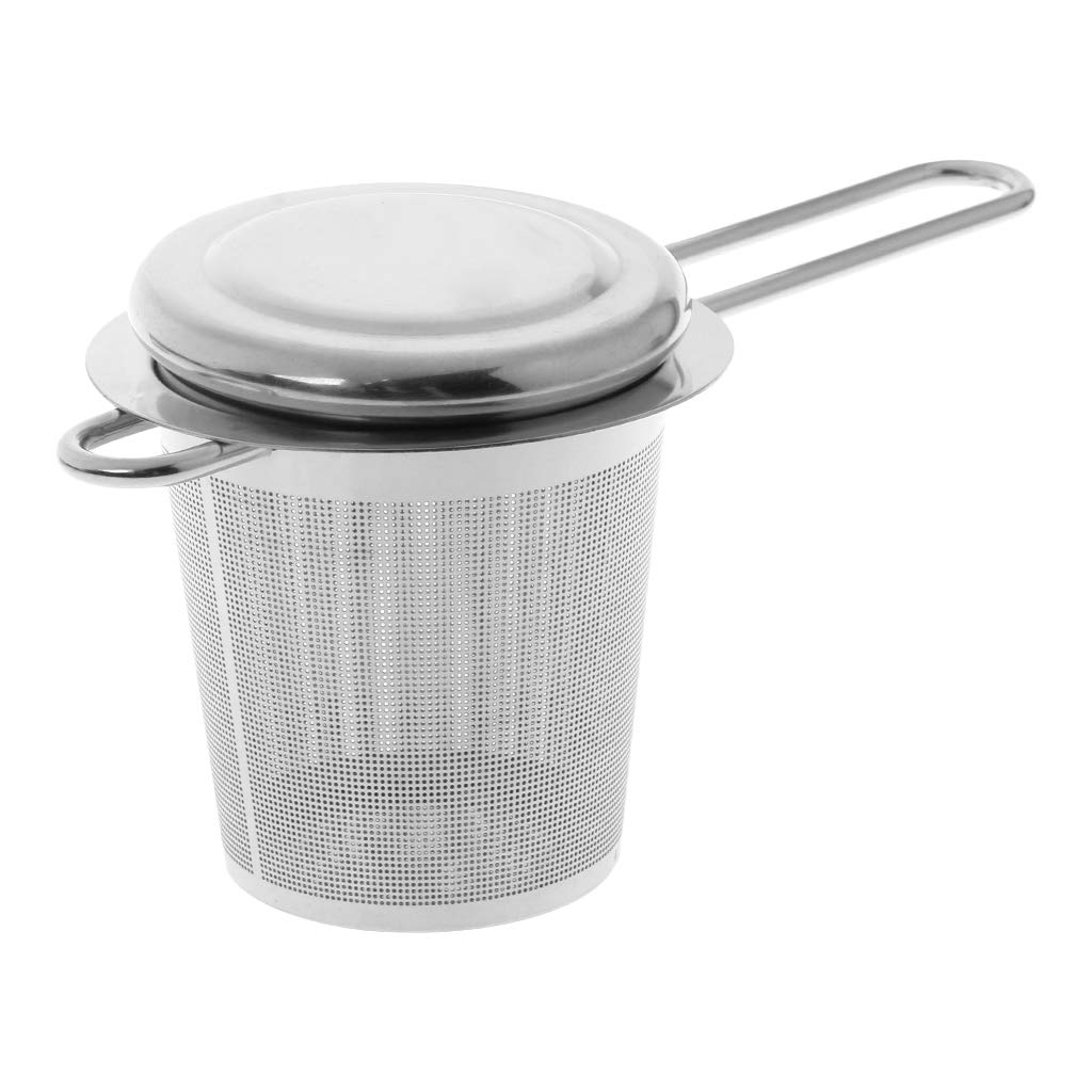 NEWFT Stainless Steel Tea Infuser Tea Steeper with for Extra Fine for Home Kitchen Boiling Making Tea Accessor