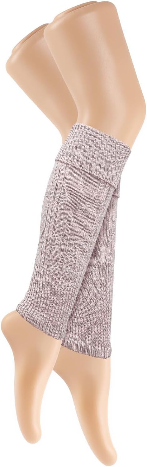 TODO Warm Wool Leg Warmers Women and Girls - under/above Knee Long, Soft, Flexible - keep Heat in Winter days. - Image 5