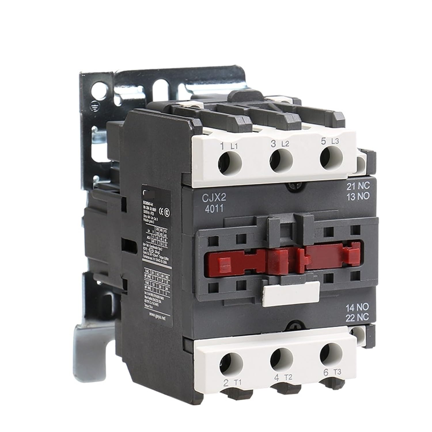 CJX2-4011 5011 6511 Industrial Magnetic Contactor 3 Phase40A 50A 65A Din Rail Contactor AC 220V Or 380V 1Pcs(CJX2-6511-220V)