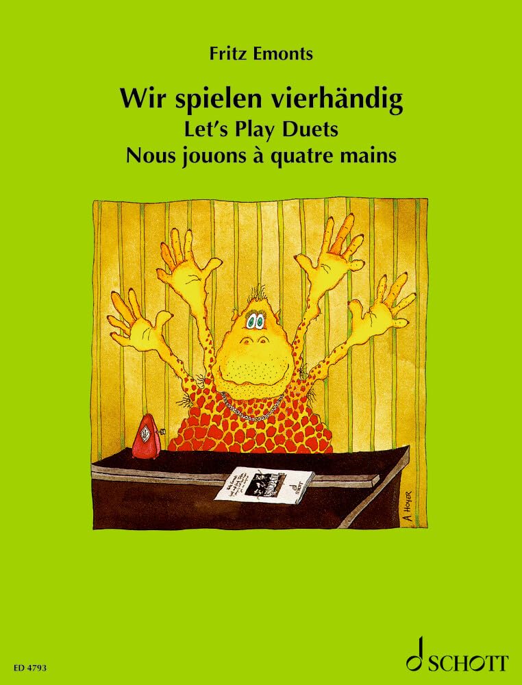 Wir spielen vierhändig: Leichte Klavierstücke für den ersten