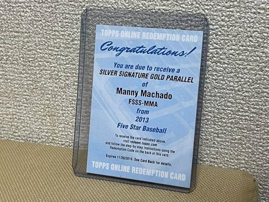 Manny Machado 2013年ルーキー直書き直筆サインカード 10枚限定 Manny Machado 2013年ルーキー直書き直筆サインカード 10枚限定