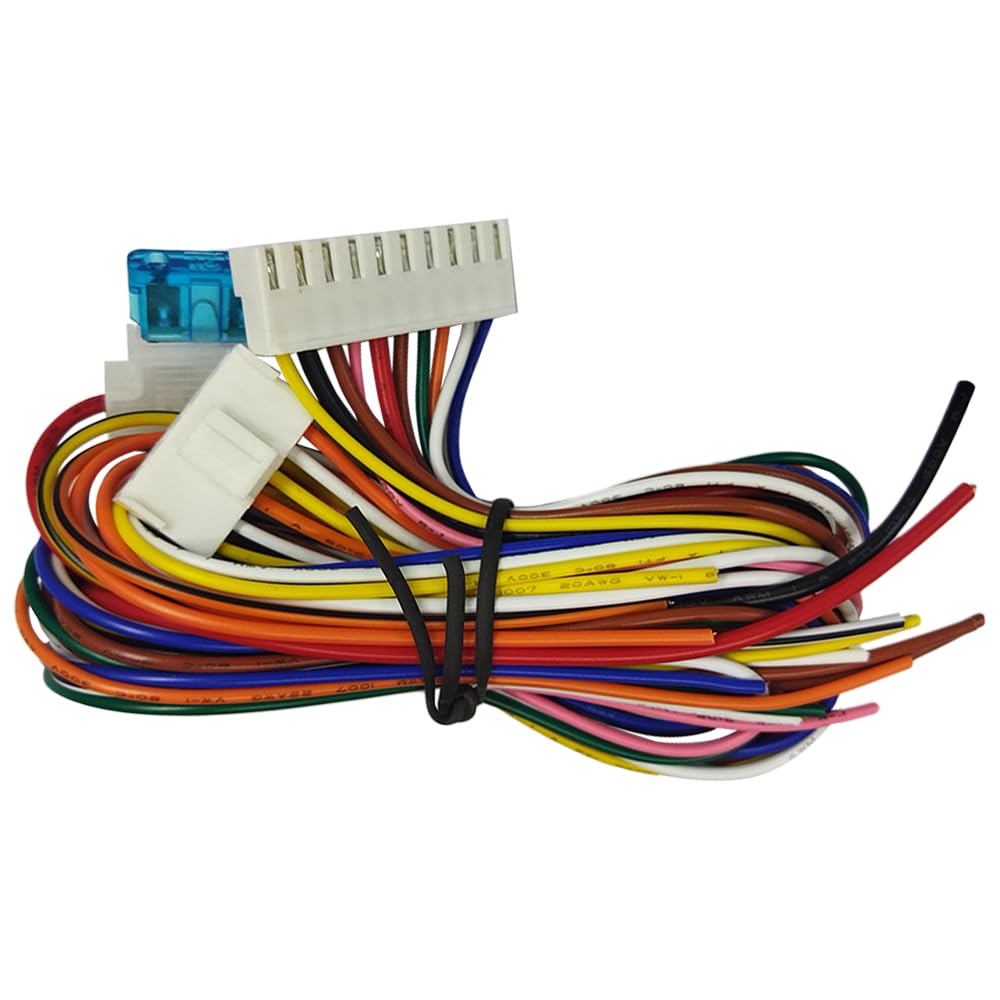 Riloer Alarme de voiture à télécommande, alarme antivol double capteur de télécommande