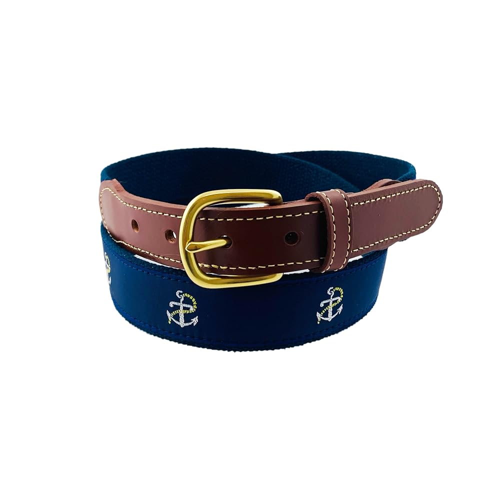 ALCYON BELT COMPANY NAVY レザーベルト 30インチ ALCYON BELT COMPANY NAVY レザーベルト 30インチ HALCYON BELT