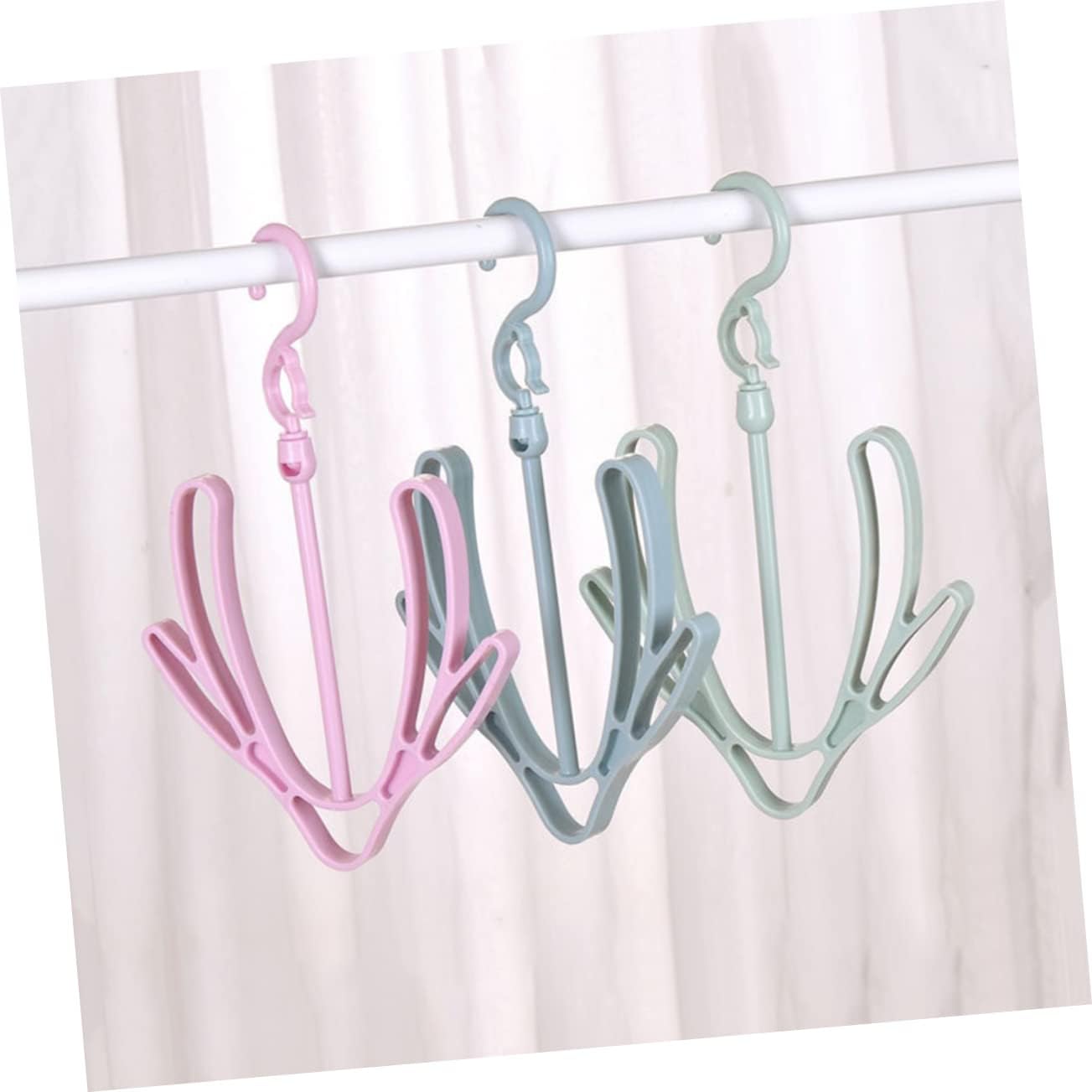 10pcs Outdoor Windproof Double Hook Shoe Rack Hanging Hanger for Boots for Balcony and Bathroom Use Keeps Shoes Shape