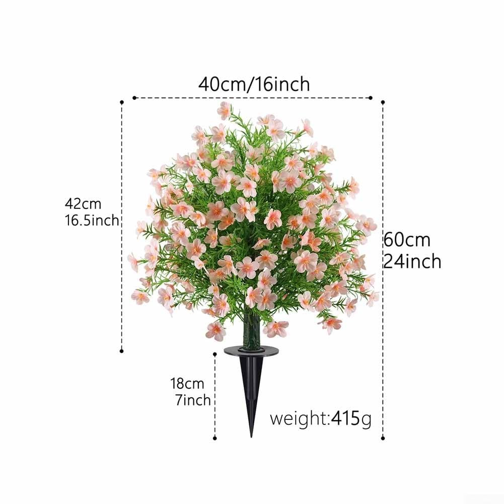 Odporna na promieniowanie UV sztuczna roślina kula 60 cm wielokolorowa