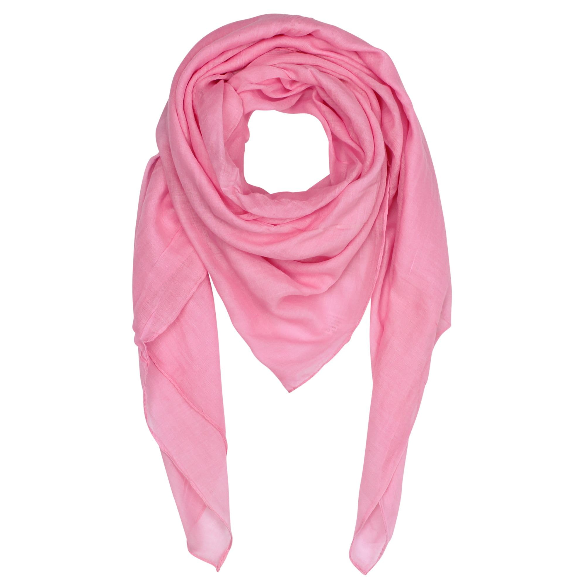 Freak Scene Cotton Scarf - pink - rose - squared kerchief