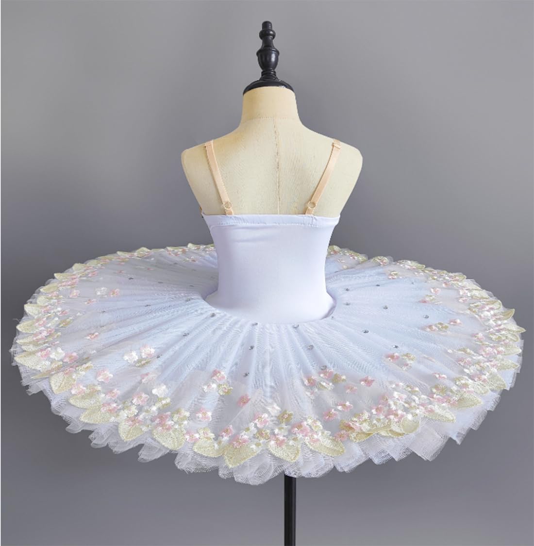 Tutù da balletto professionale per bambine, per competizioni di lago di cigno, costume da danza, abbigliamento da allenamento per l'uso quotidiano