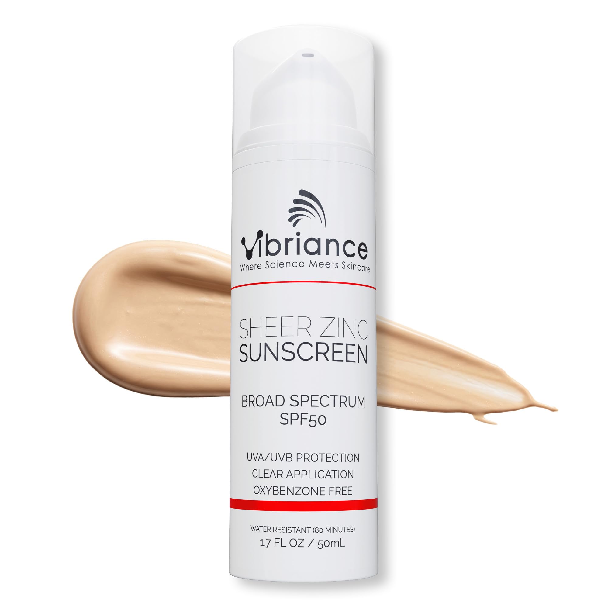 Amazon.com: Vibriance Sheer Zinc Sunscreen - Tinted Sunscreen for