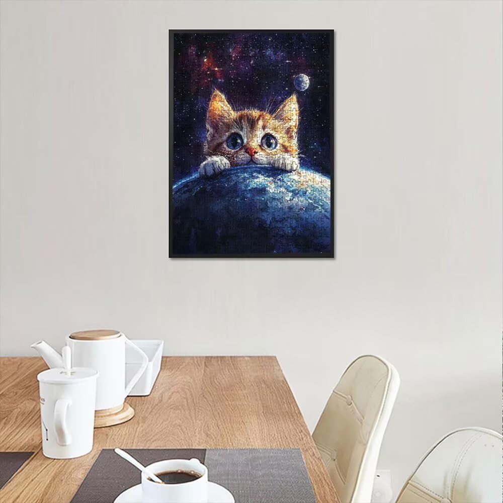 Puzzle 4000 Pezzi, Gatto Pianeta 3D Puzzle per Adulti Impegnativo, Educa Puzzles Artistico, Divertente E Stimolante Puzzles Decorativo per La Famiglia, Regalo e Decorazione Pareti DX0YL6-956