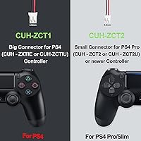 Vista 3 de Pickle Power Paquete de 2 Baterías de Reemplazo para Control de PS4 de 2000mAh para Sony PS4/PS4 Pro/PS4 Slim PlayStation 4 Dualshock 4 Controlador