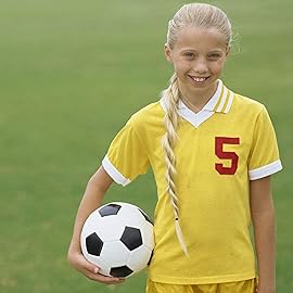 SPDTECH Soccer Ball Size 4 with Pump Needle Classic White Black Thicker PU Tight Weaved Suitable for Youth Kids Boy Trainning Practice or Gift