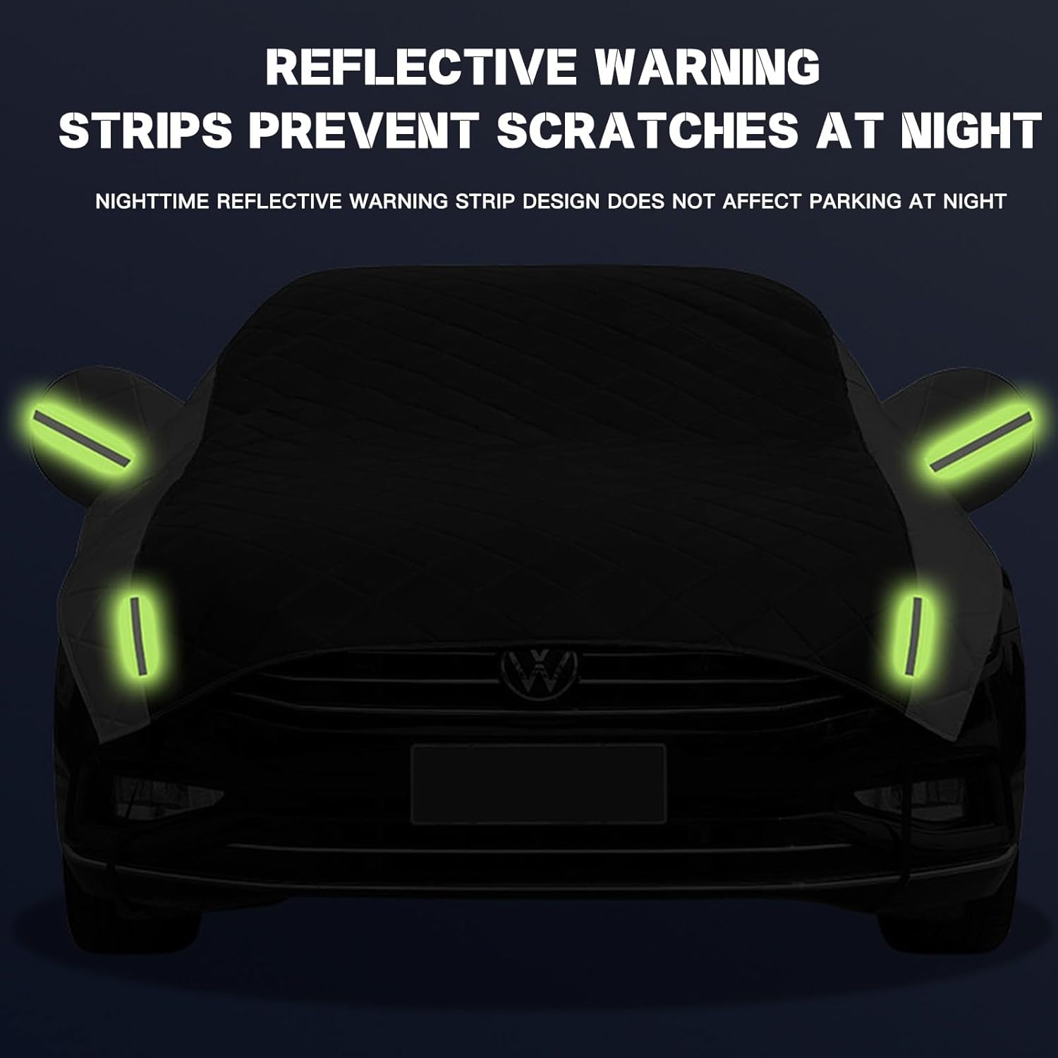 雹対策 車 カバー、ボディカ バー ハーフ 適用 ホンダ S660 (2015-2022年)、 5層の厚みのある耐、屋外カーカバー防